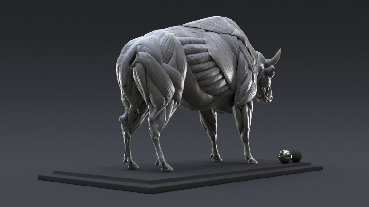Бизон STL 3d