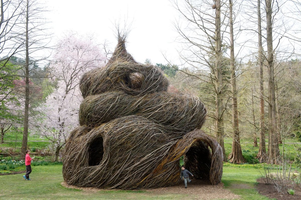 Скульптуры Patrick Dougherty