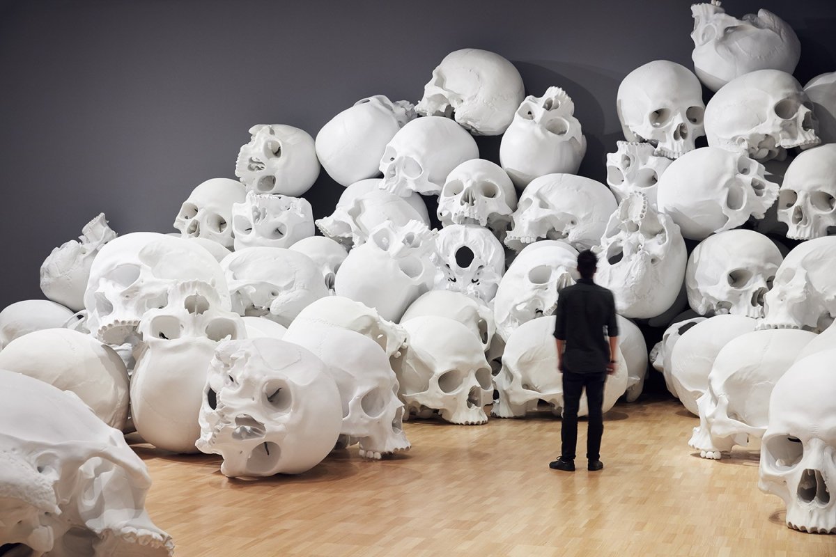 Ron Mueck черепа