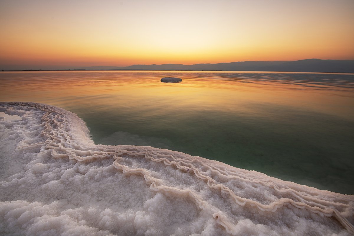 Мертвое море закат