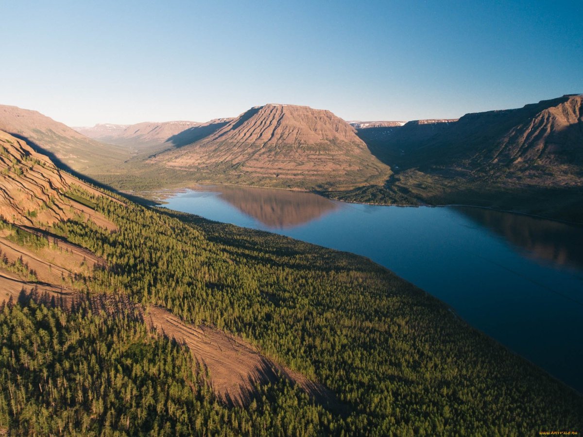 Плато Путорана горы