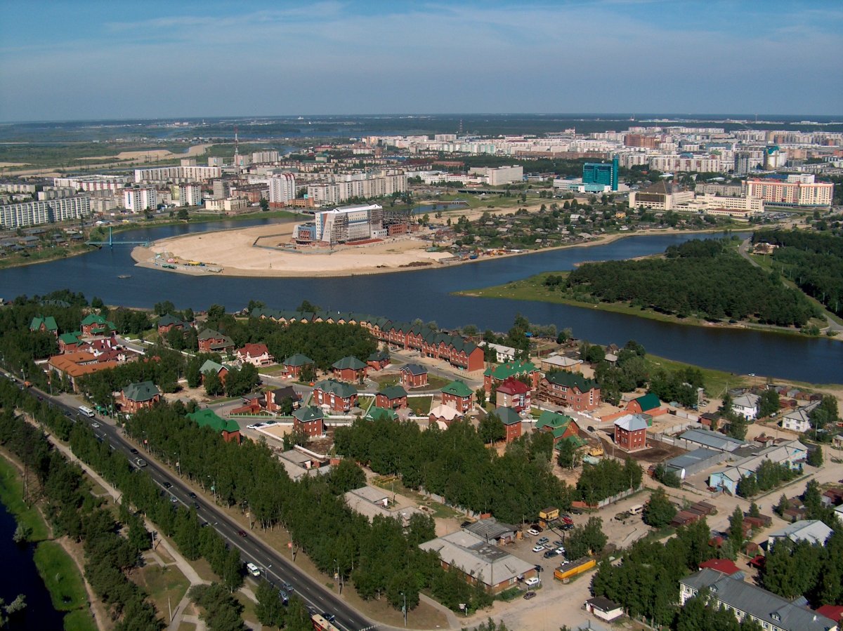 Сургут с высоты птичьего