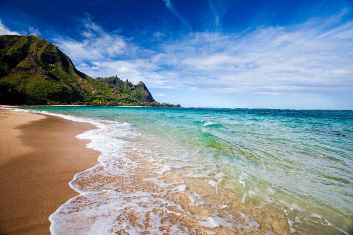 Tunnels Beach, Гавайи