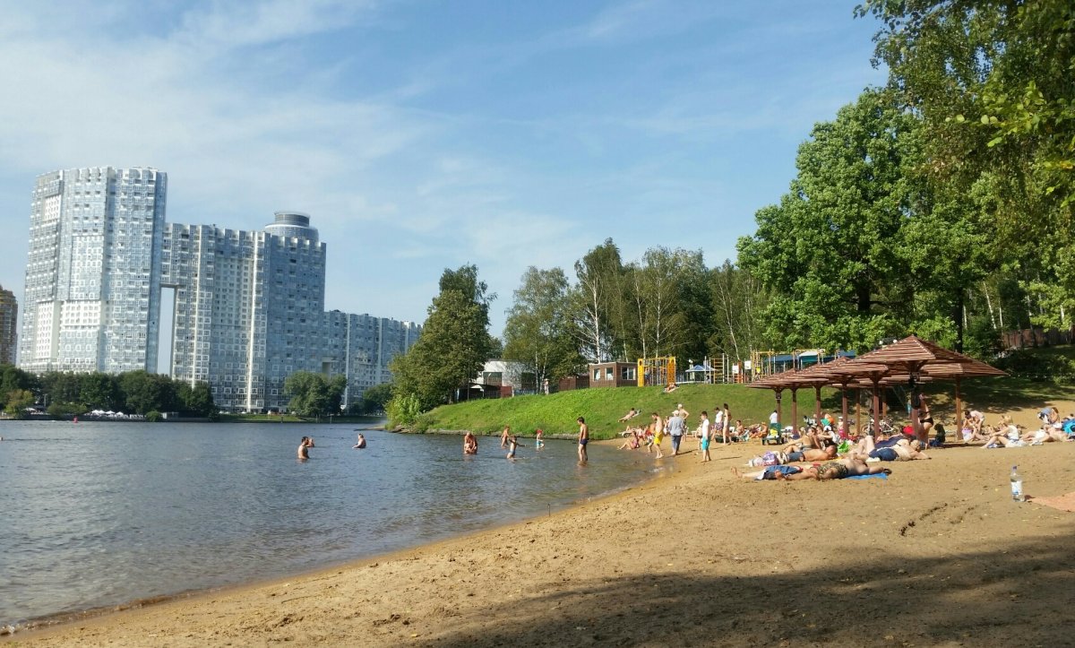 Химкинский пляж Левобережный