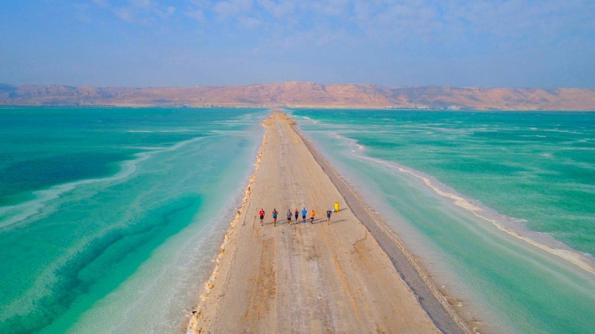 Dead Sea Marathon, Dead Sea, Israel.