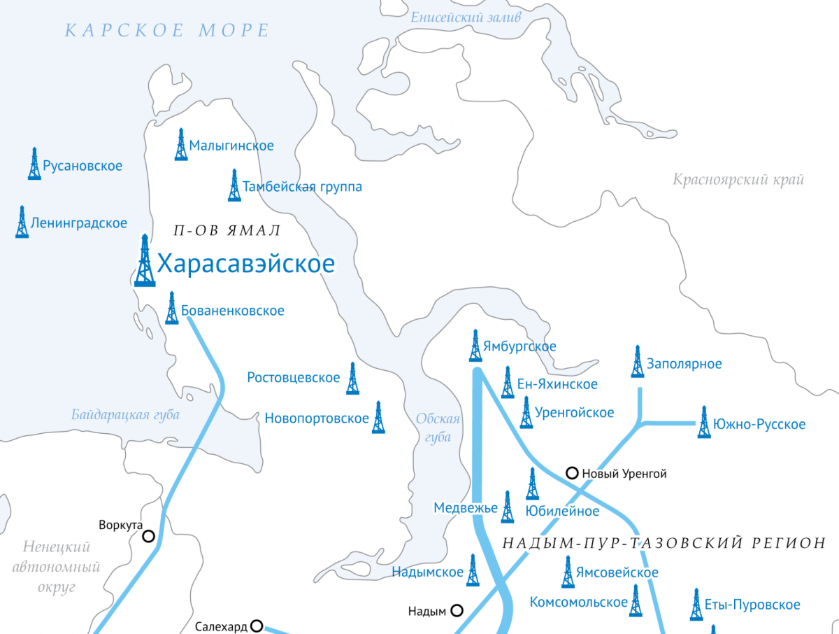 Харасавэй газовое месторождение