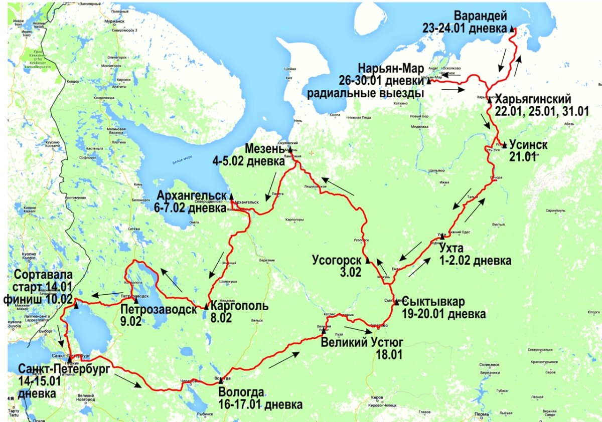 Автодорога Архангельск-Нарьян мар