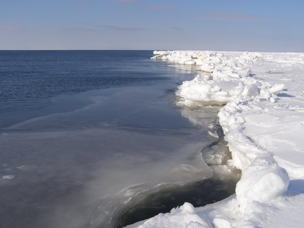 Белое море Архангельск зимой