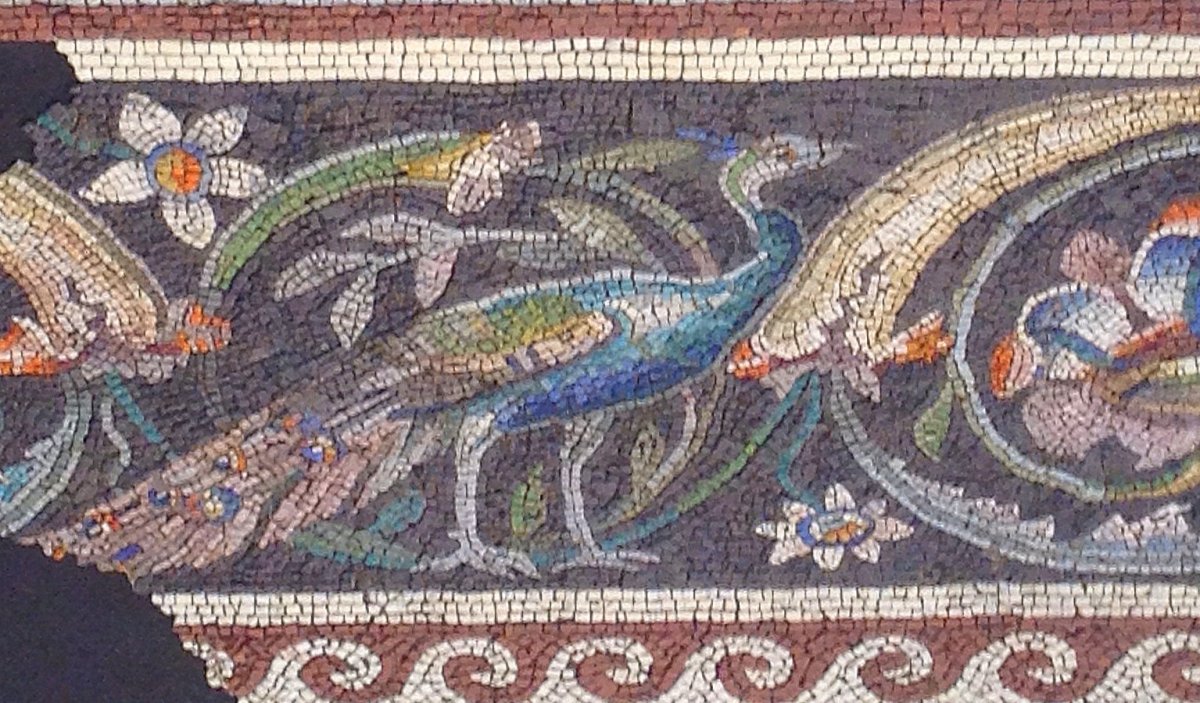 Римская мозаика Opus vermiculatum