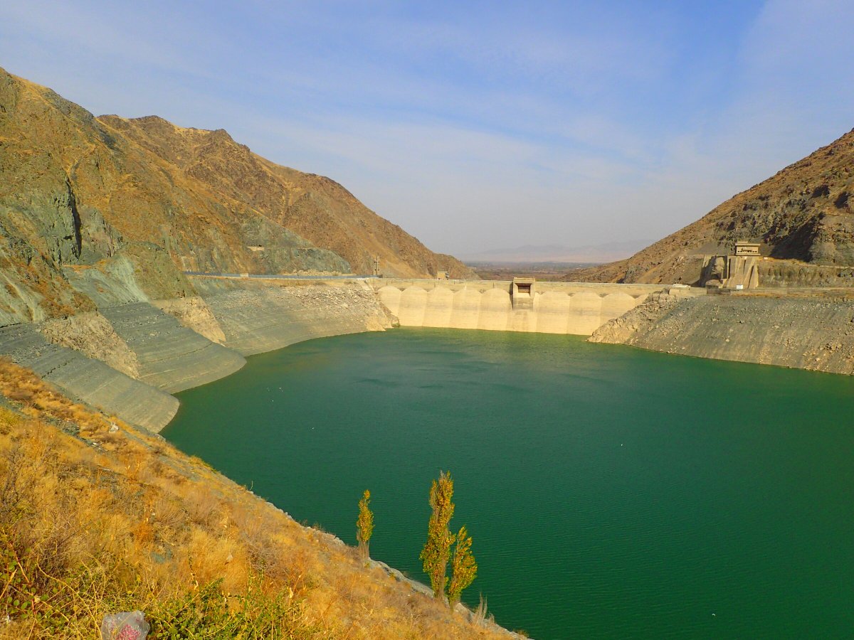 Кировское водохранилище в Киргизии
