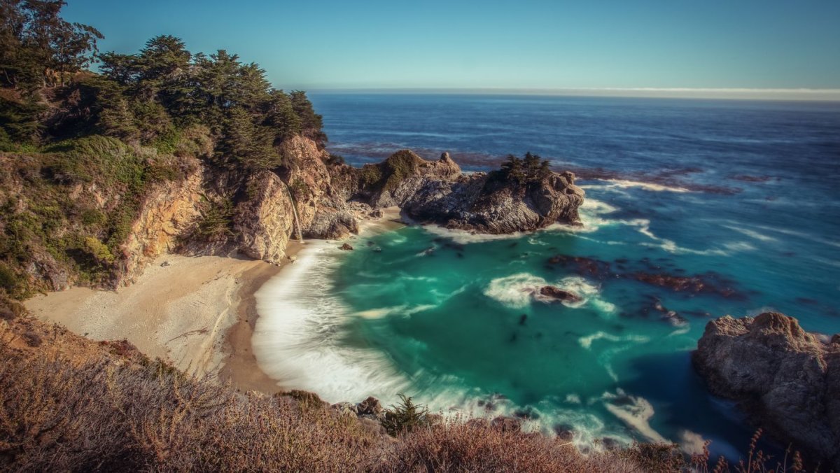 Калифорния водопад MCWAY Falls