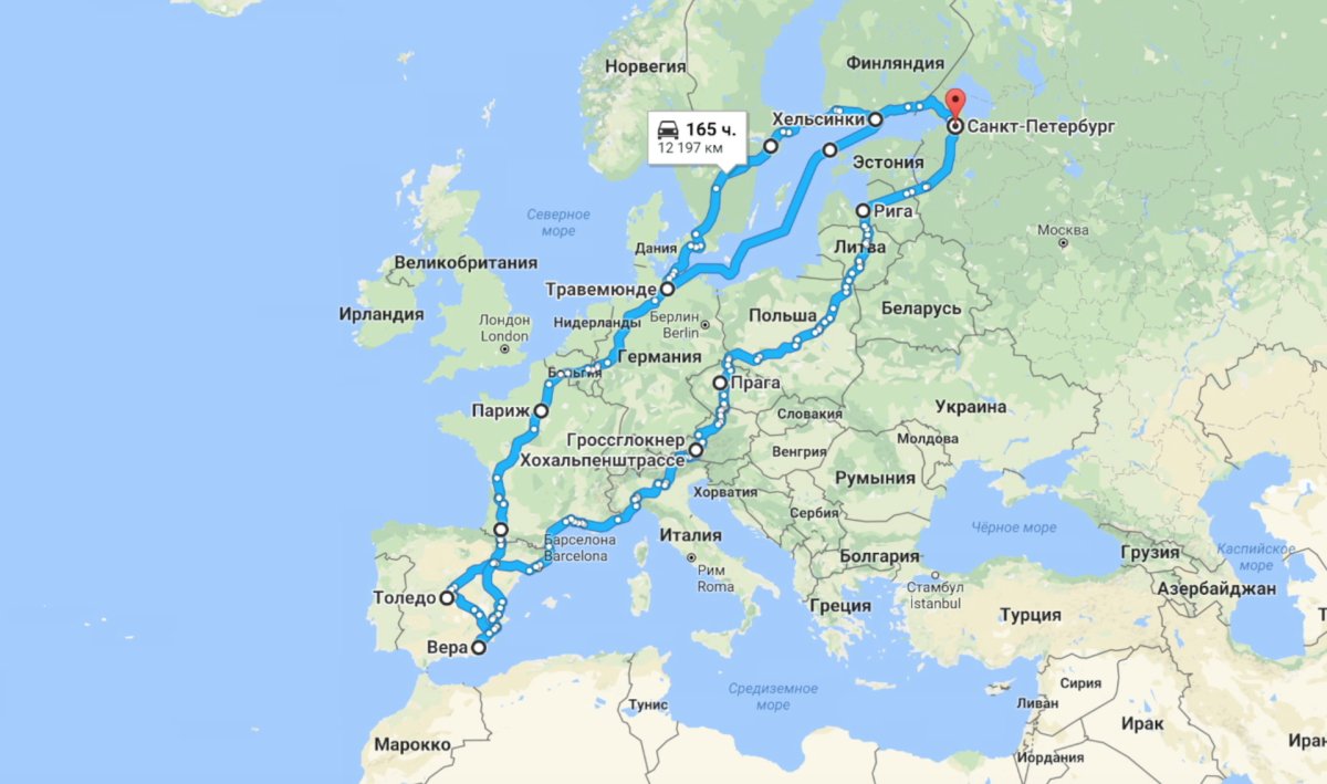 Паромные маршруты Европы