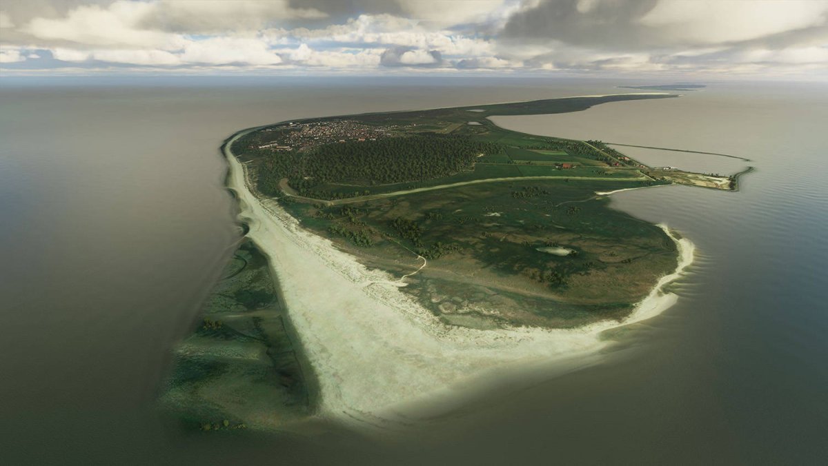 Остров Боркум в Северном море