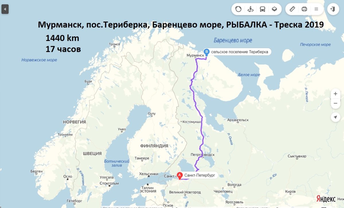 Баренцево море Мурманск на карте