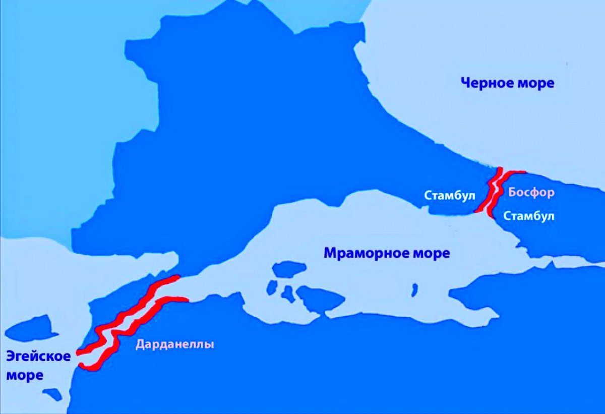 Турция пролив Босфор и Дарданеллы