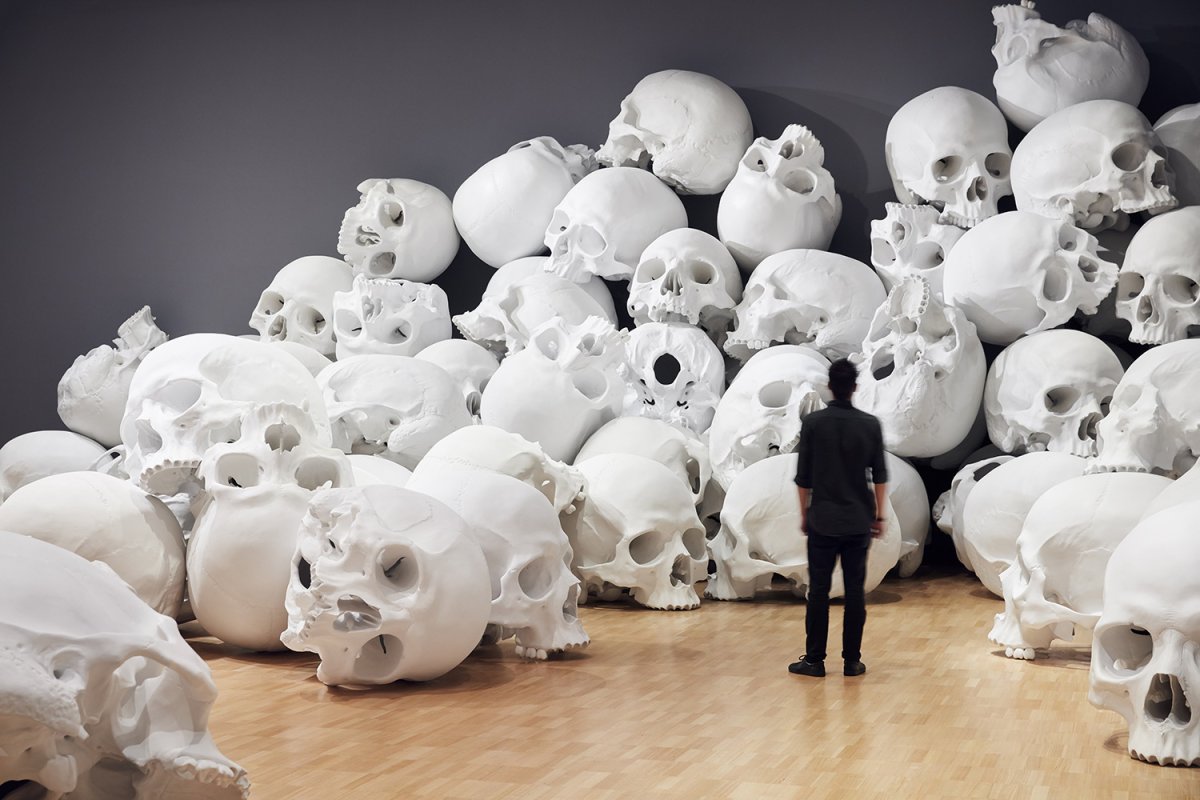 Ron Mueck черепа