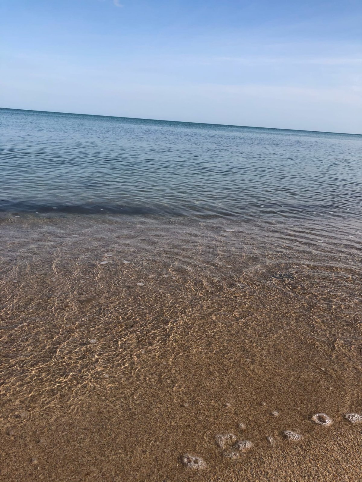 Азовское море галечный пляж