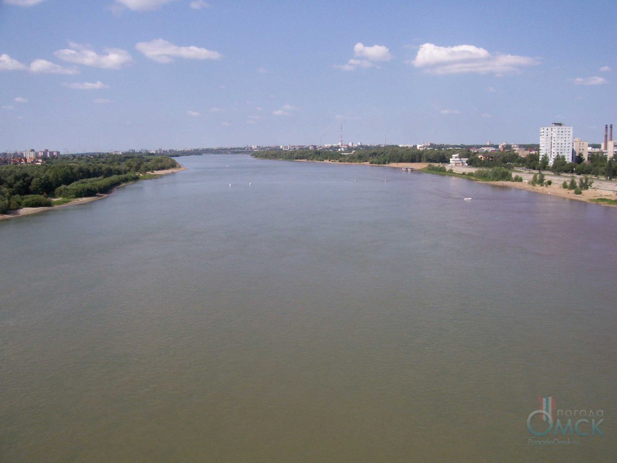Река Иртыш Омск