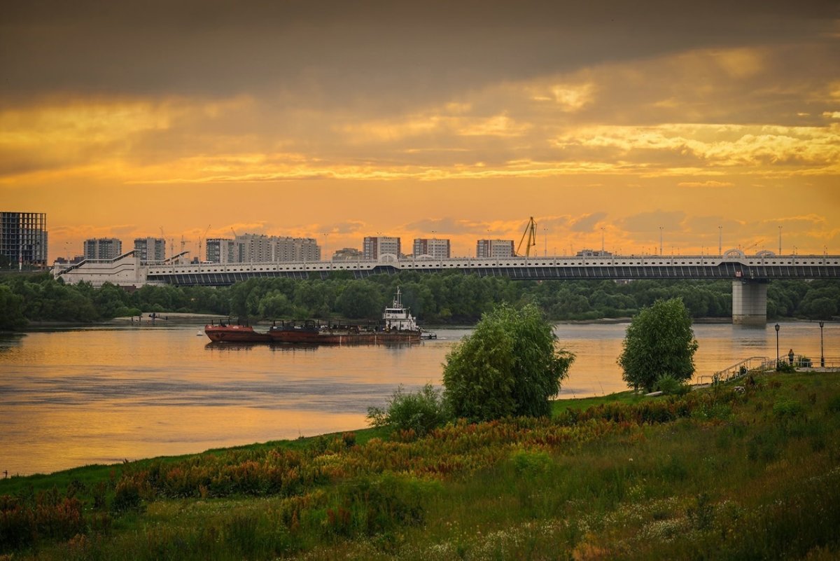 Река Иртыш Омск