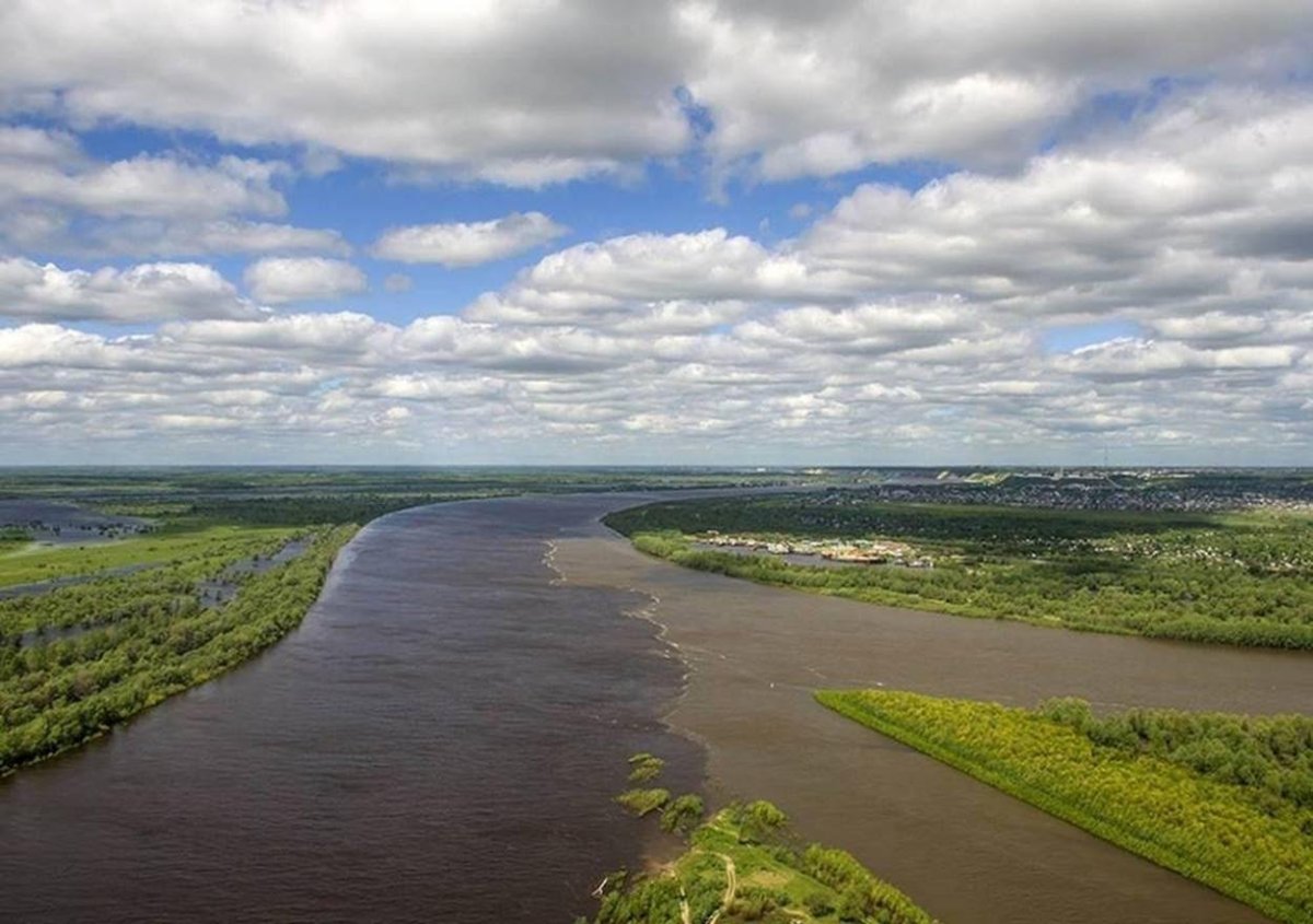 Река Иртыш Тобольск