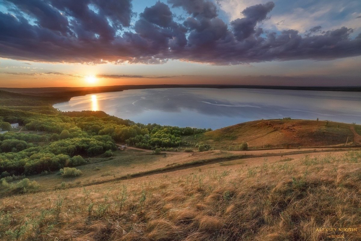 Озеро Аслыкуль в Башкортостане