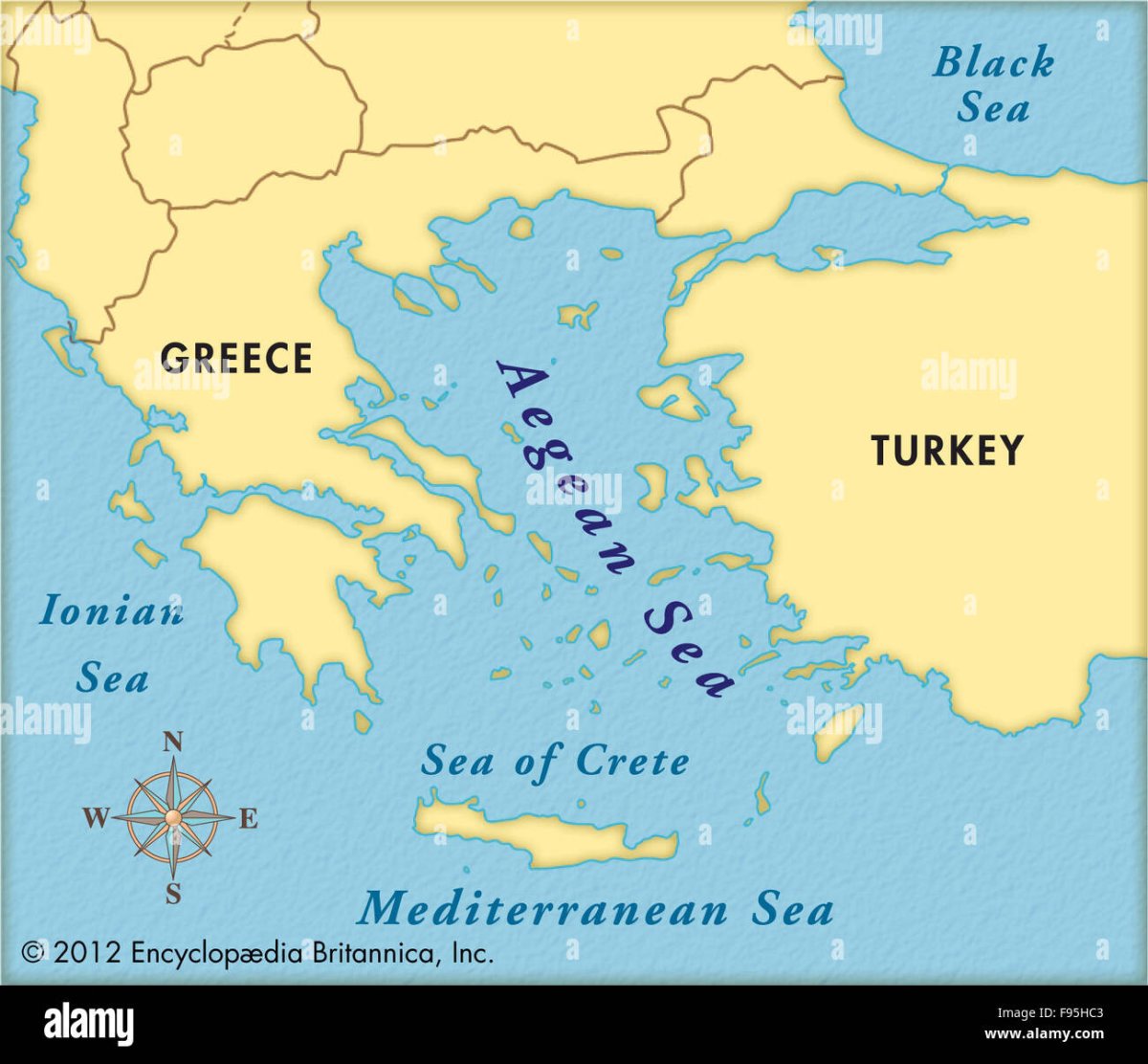 Aegean Sea Map