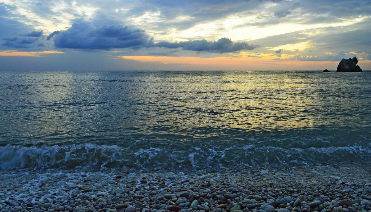 Черное море рассвет