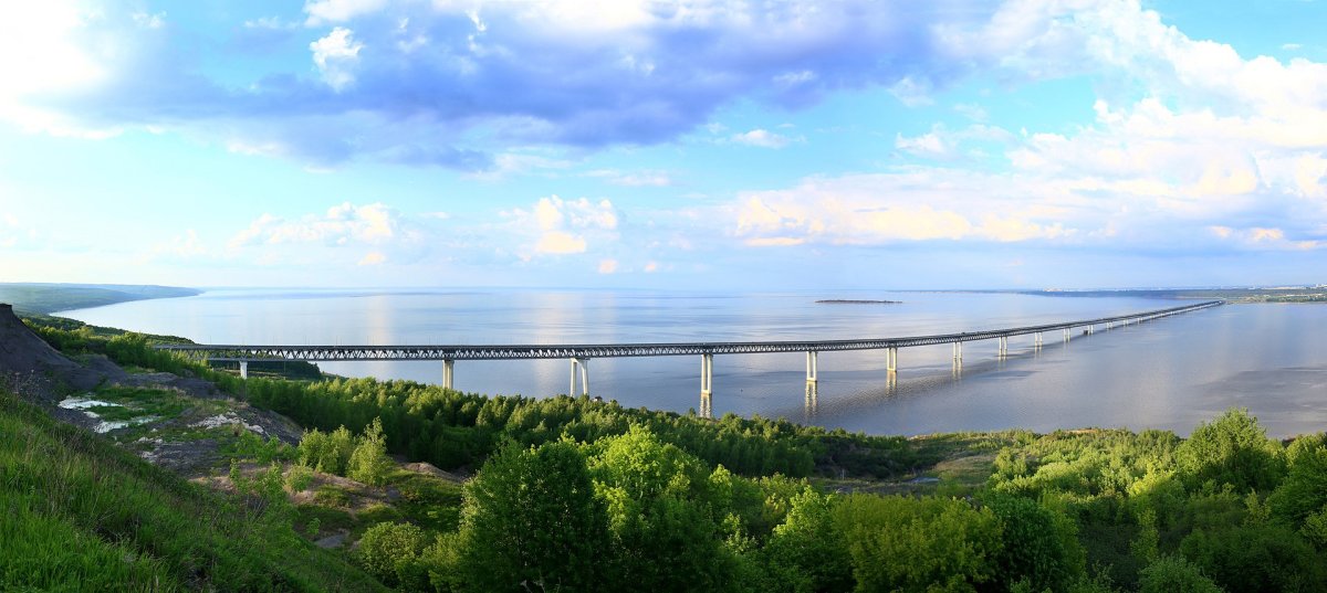 Река Волга Ульяновск