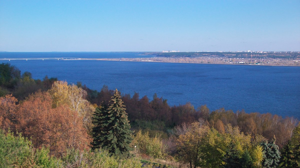 Река Волга Ульяновск