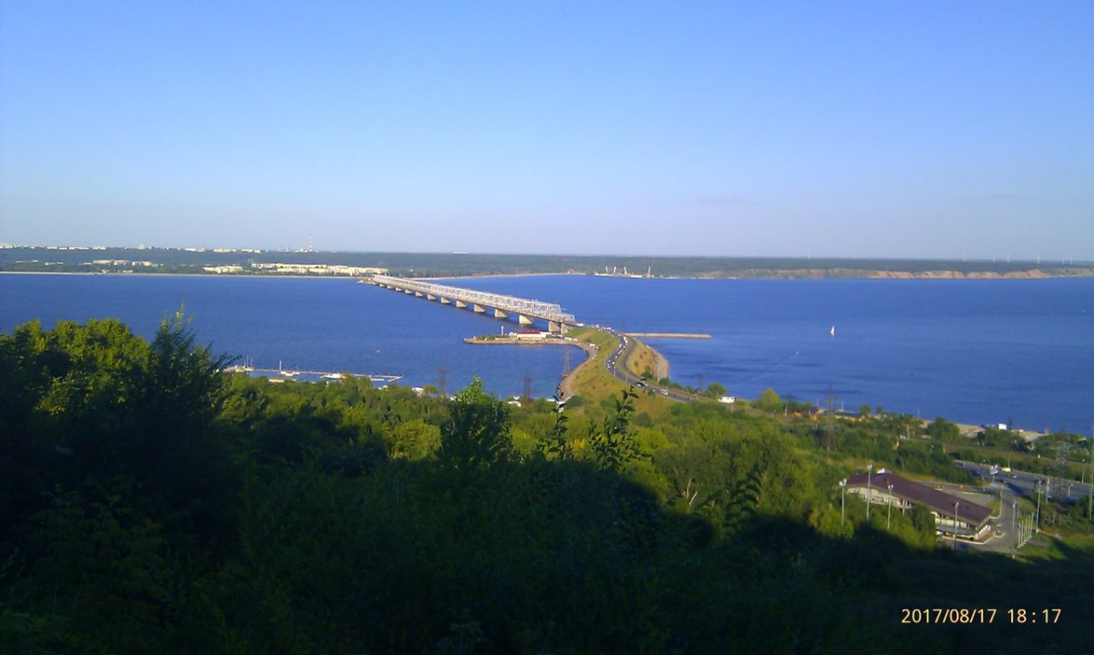 Город Ульяновск река Волга