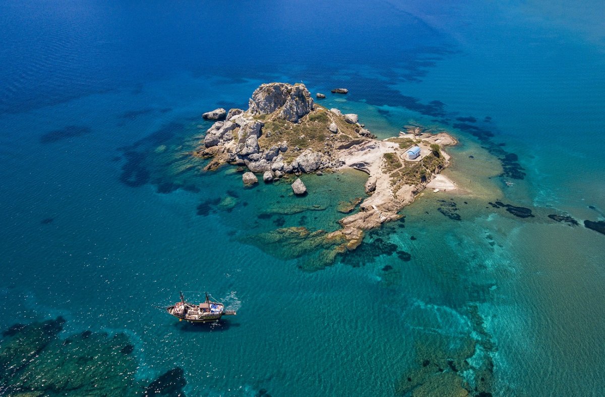 Остров кос Эгейское море