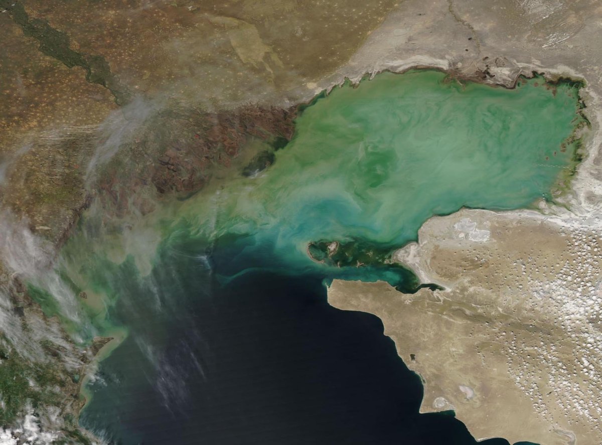 Каспийское море материк