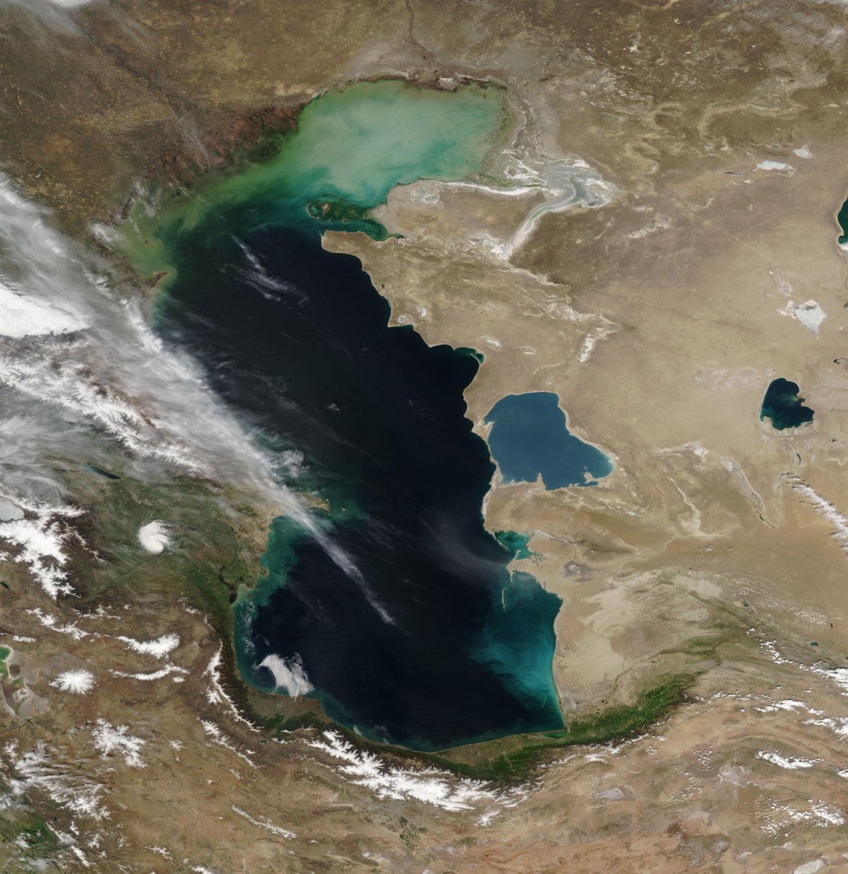 Озерная котловина Каспийского моря