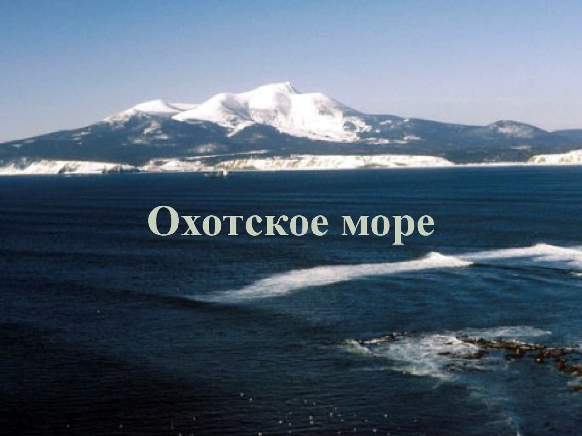Охотское море Охотск