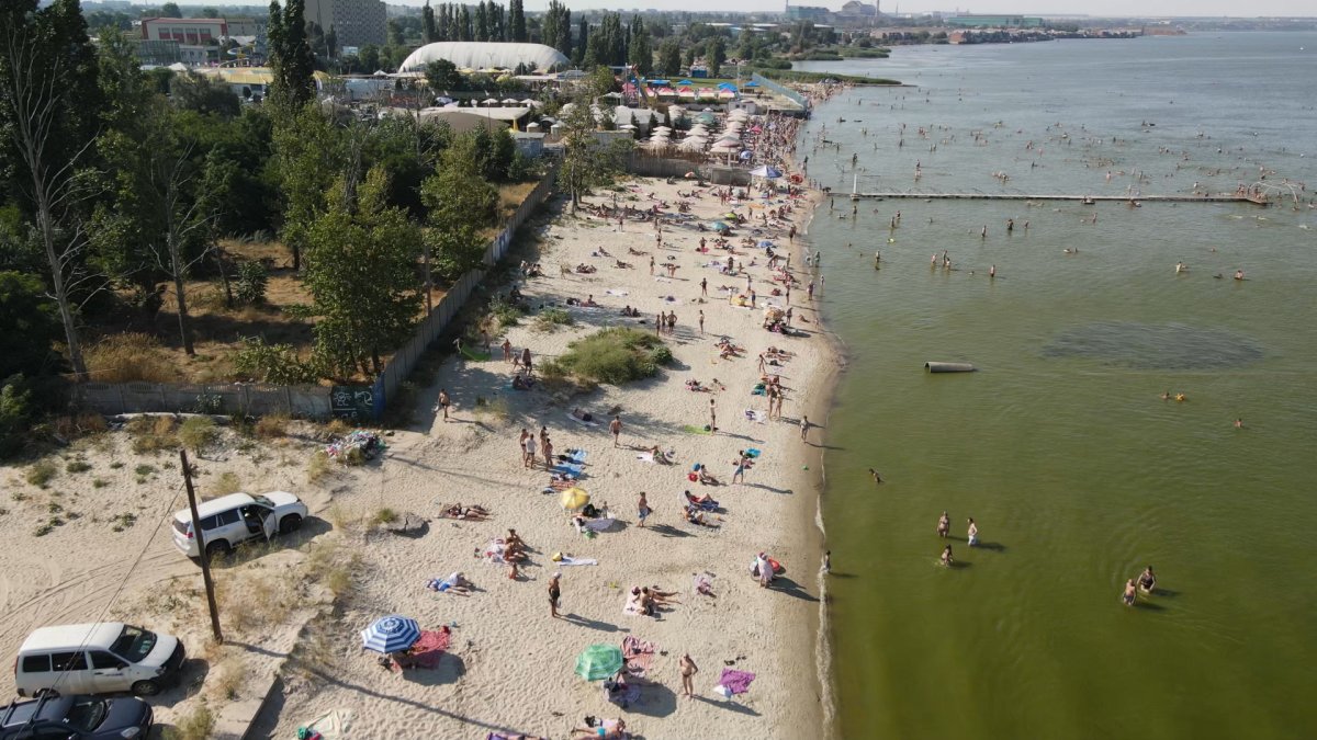Пляж Тополек в Таганроге