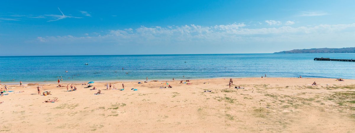 Феодосия панорама пляж