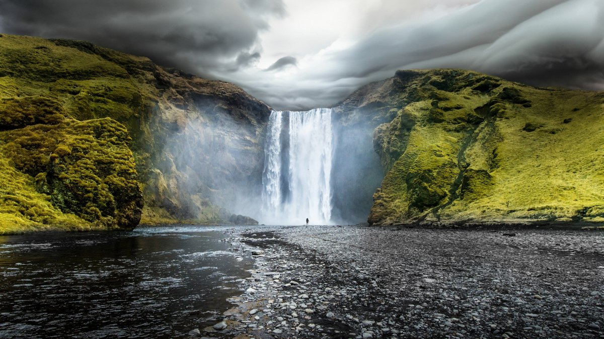 Skogafoss Исландия