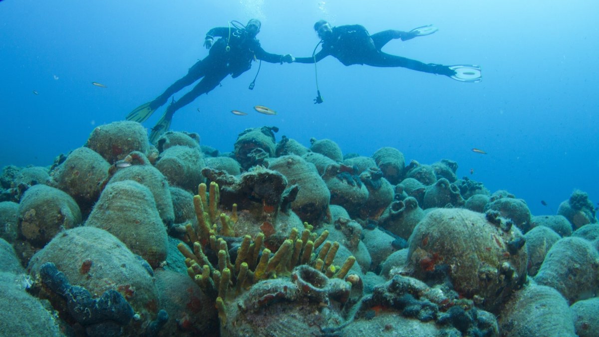 Эгейское море подводный мир