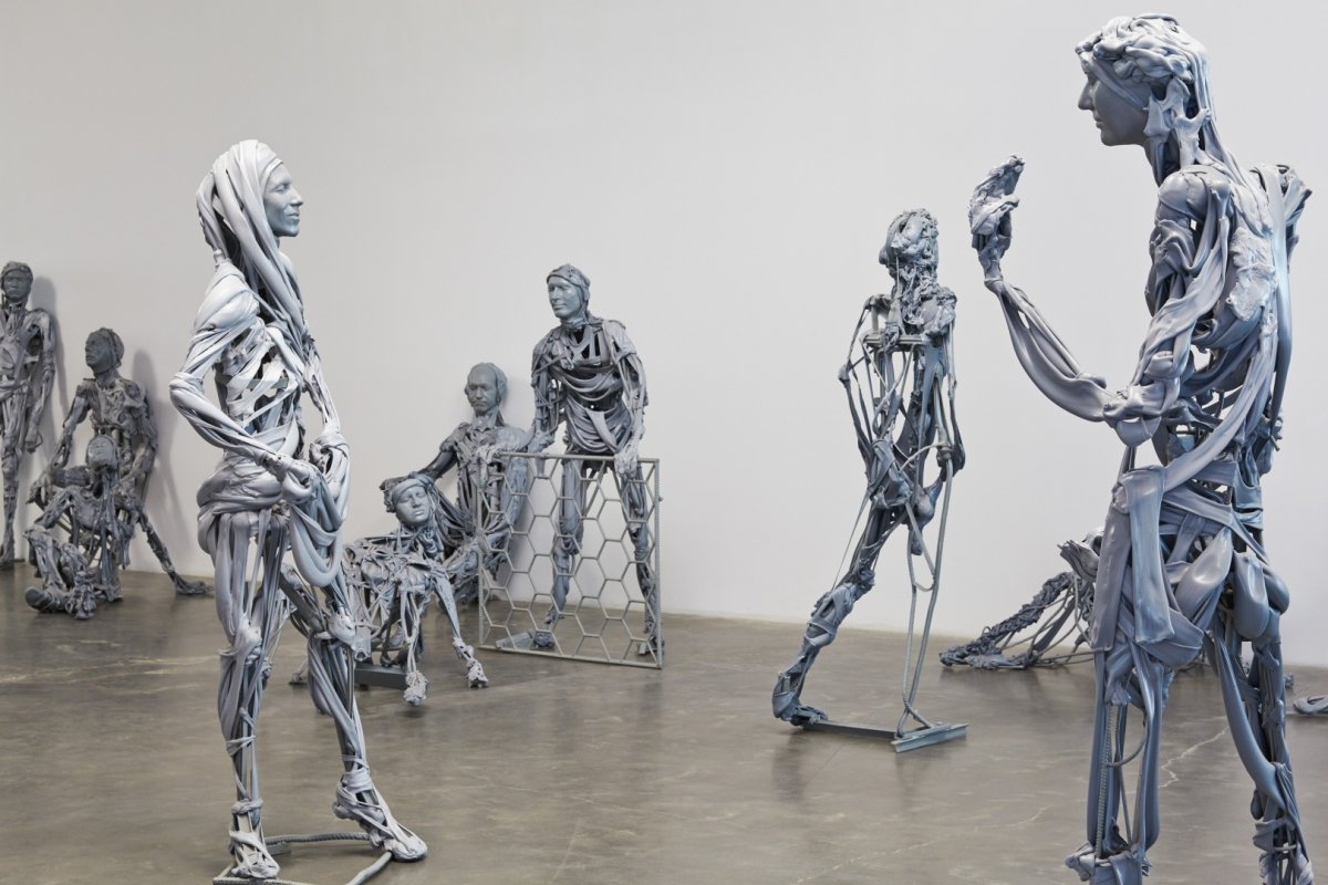 Скульптуры xu Zhen