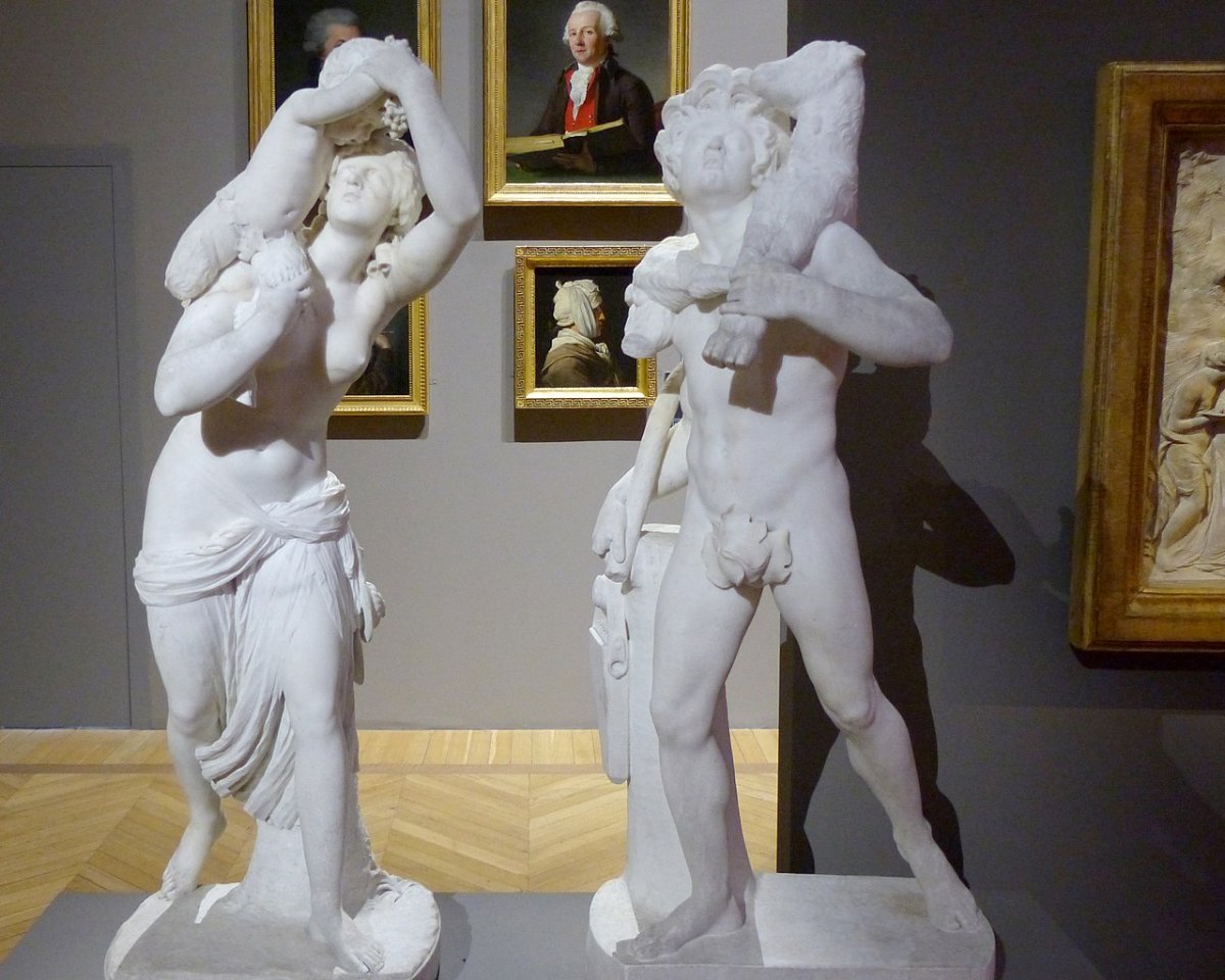 Faun and Bacchante, 1860, Bruce Museum of Arts and Science, 1860