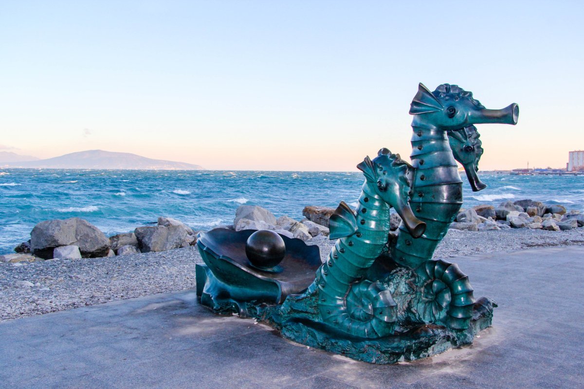 Море Новороссийск Novorossiysk достопримечательности