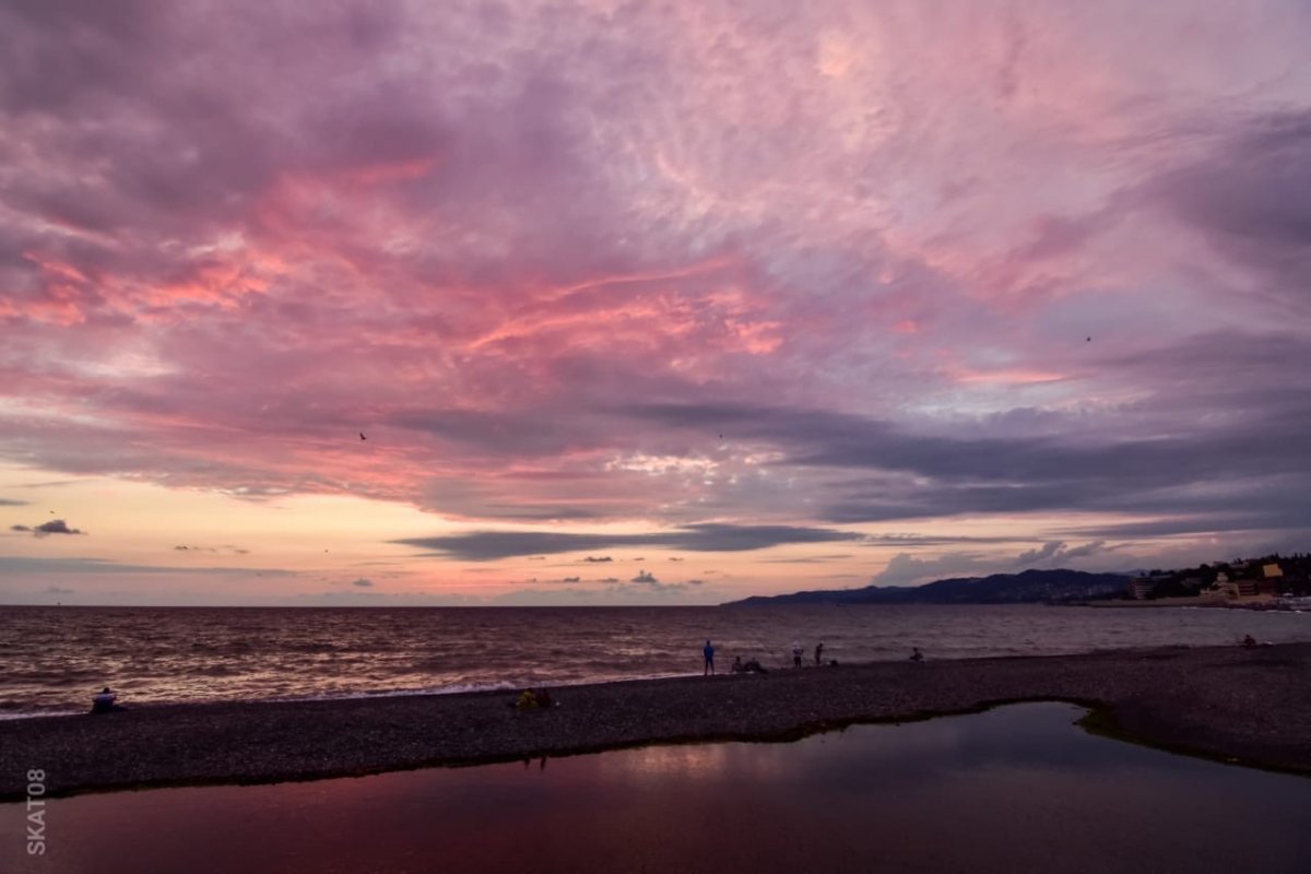 Вид на Sunset Brut Сочи с моря