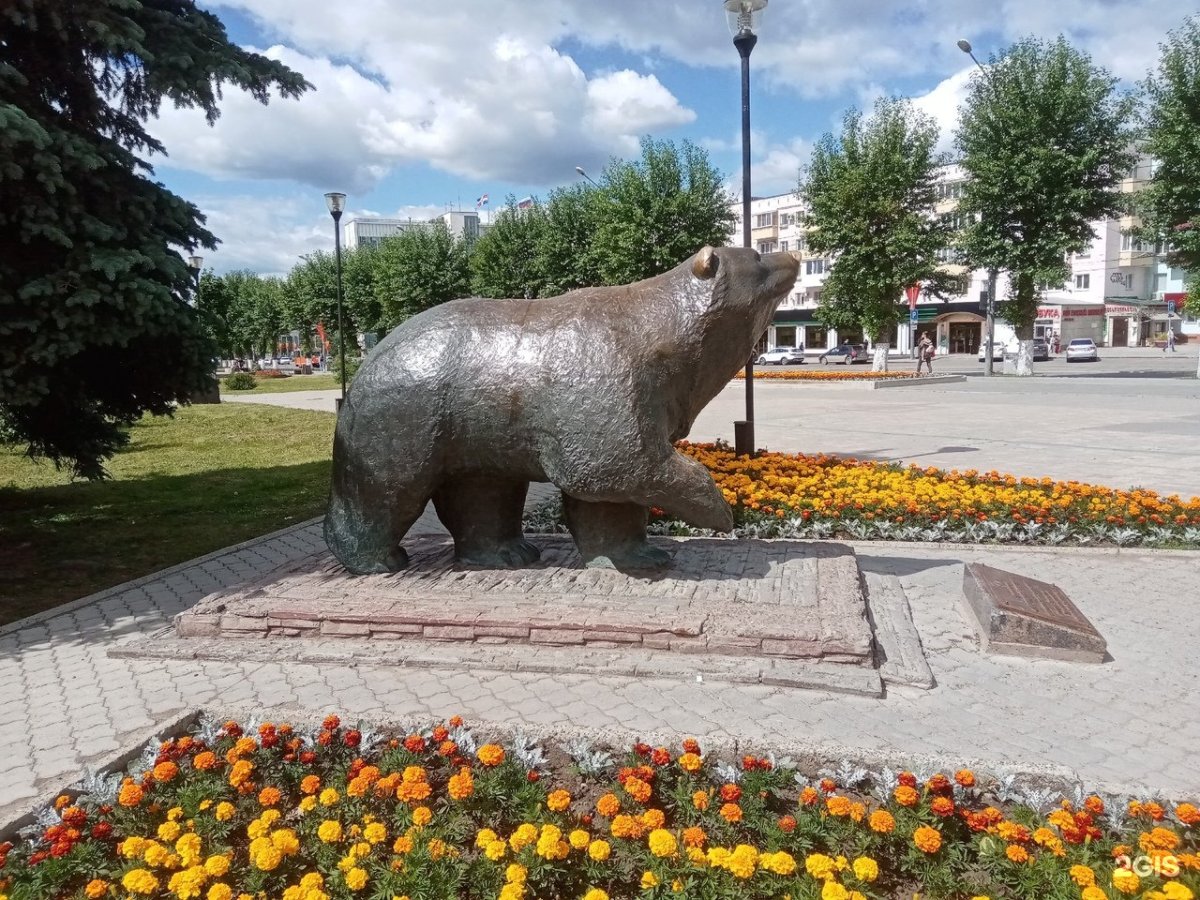 Скульптура Легенда о Пермском медведе