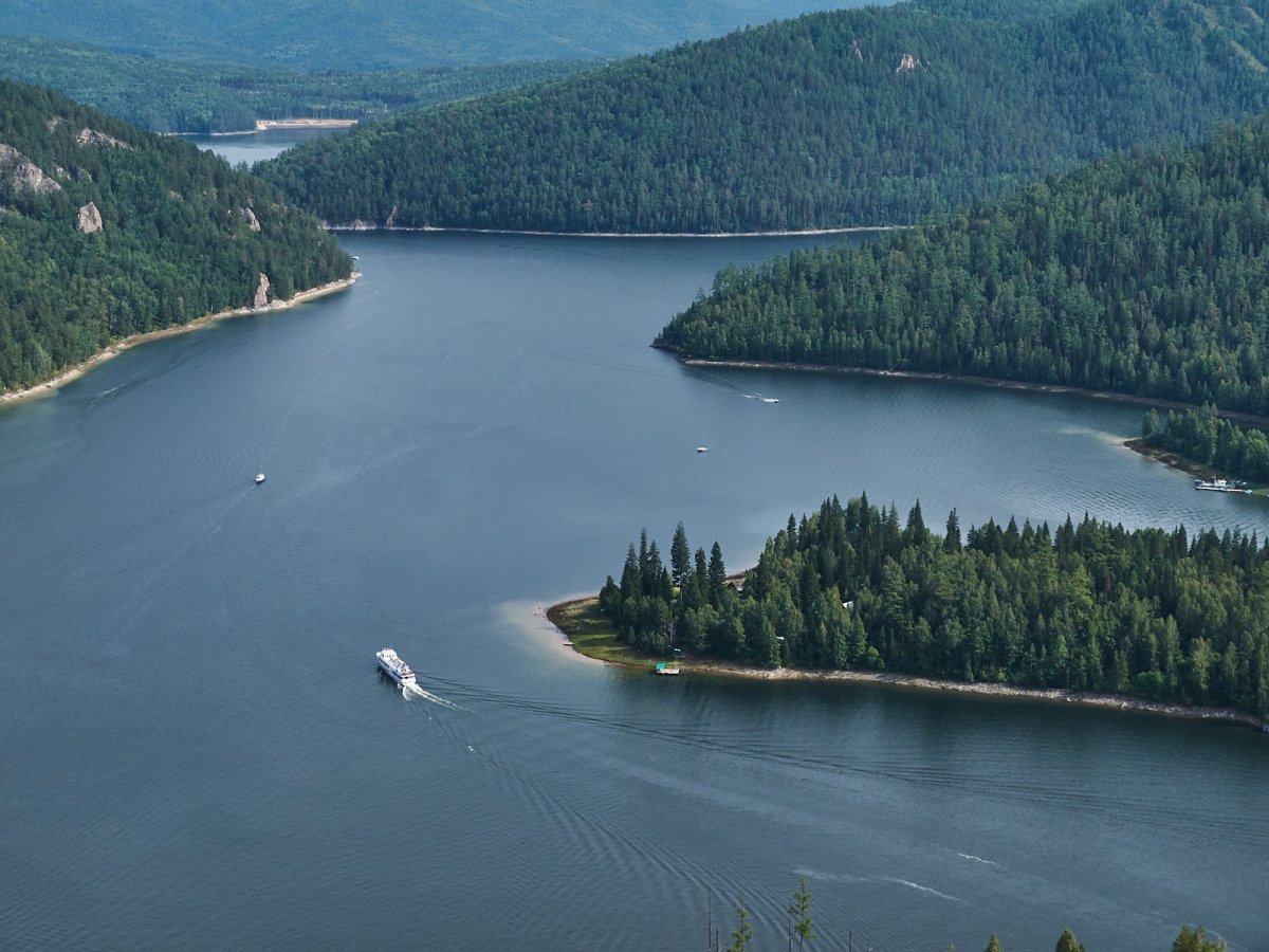 Бирюсинский залив Красноярское море