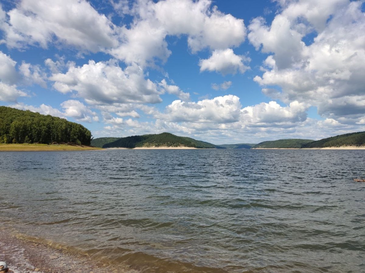 Красноярское водохранилище блина