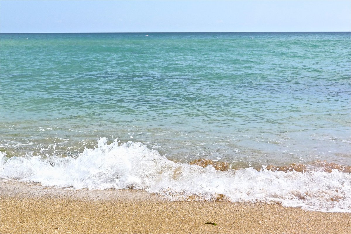 Лето черное море пляж