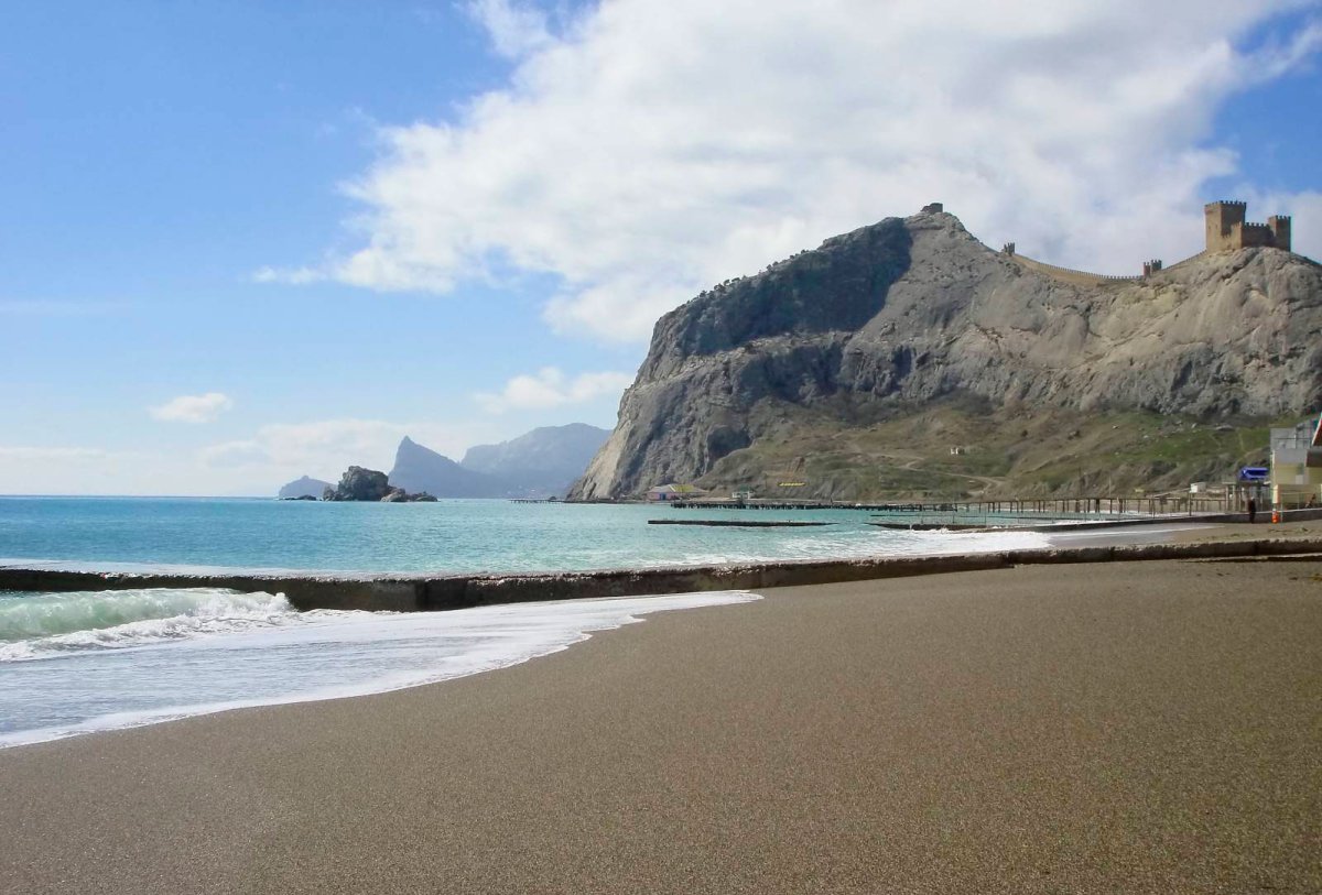 Судак Крым море пляж