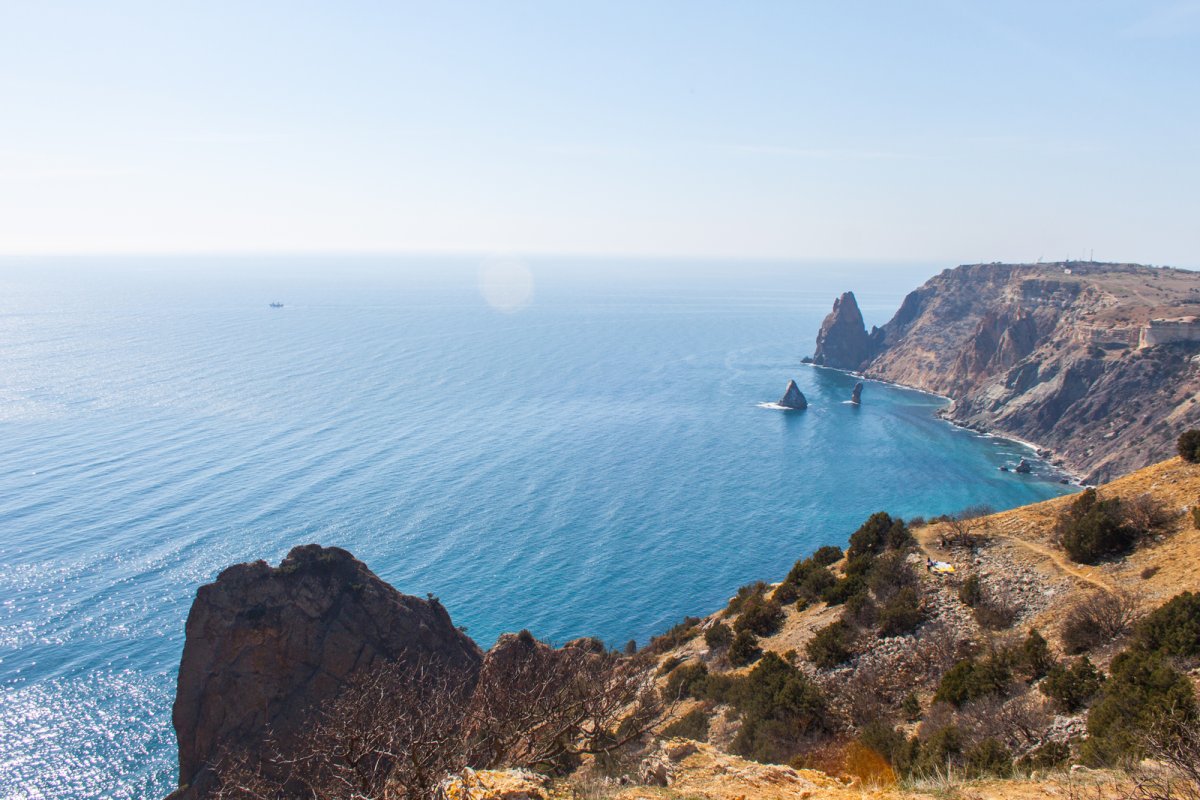 Вид на море Крым