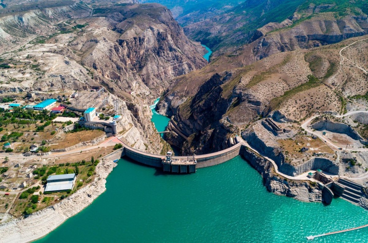 Чиркейская ГЭС В Дагестане