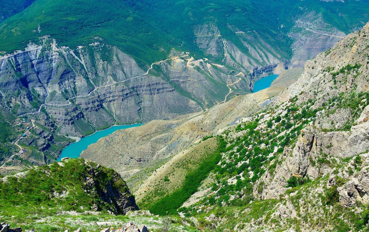 Сулакский каньон горы